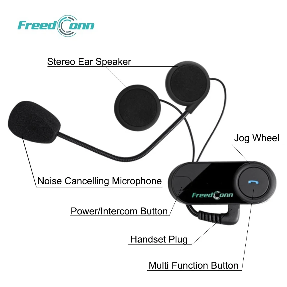 1Storm Motorcycle Modular Full Face Flip up Dual Visor Helmet + Spoiler + Motorcycle Bluetooth Headset: HJK316 Mechanic Red - Image 10