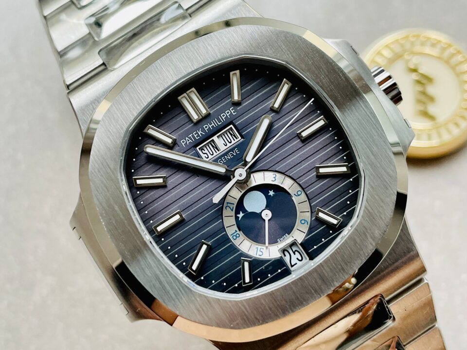 Replica PATEK PHILIPPENautilus 5726 Full Function Moonphase PPF 1:1 Best Blue Dial A324 - Top club