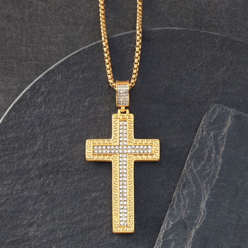 Majesty Men's Modern Cross Pendant - MIDNIGHT VELVET CATALOG