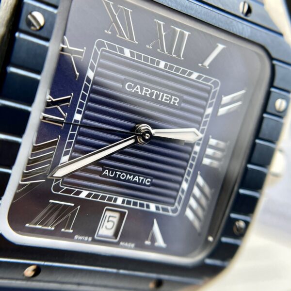 Cartier Replica 1:1 Watch Santos WSSA0030 Blue Dial Rubber Strap 39.8mm - Top club