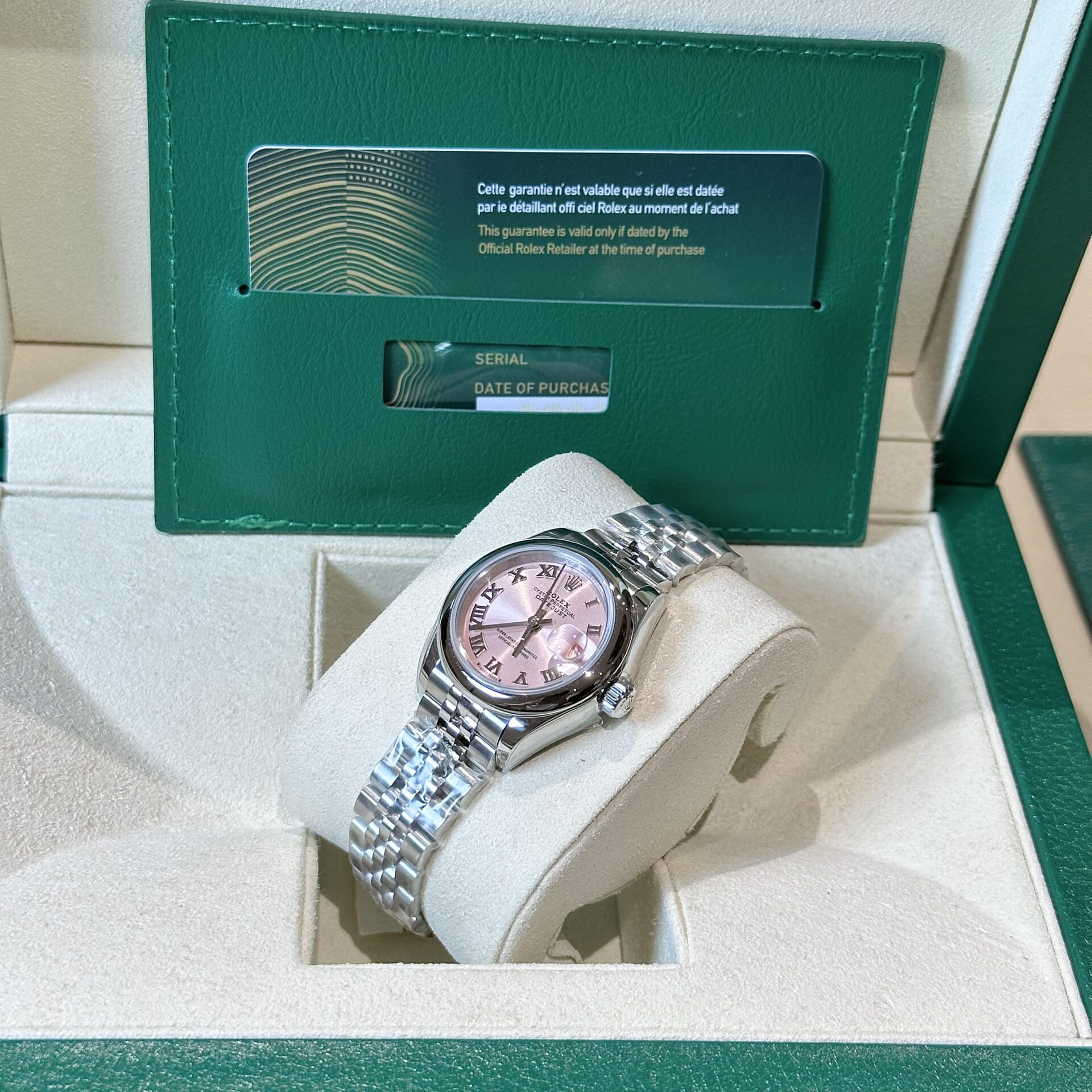 Rolex Datejust Replica Watch Jubilee Strap Pink Dial EW 31mm - Top club