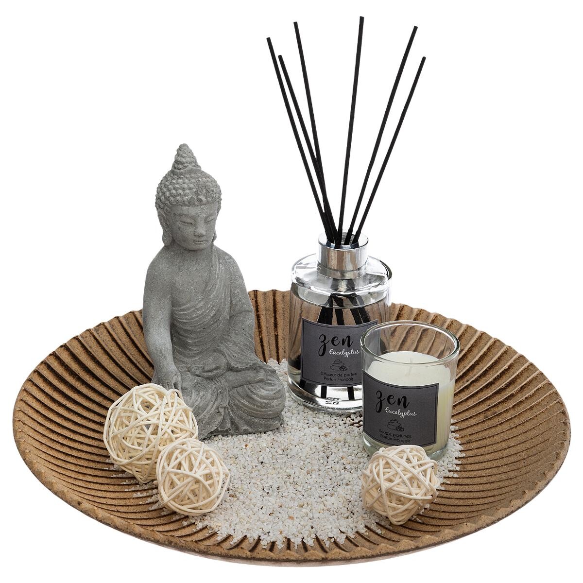 Scent box "Zen" Eucalyptus, D.31 cm