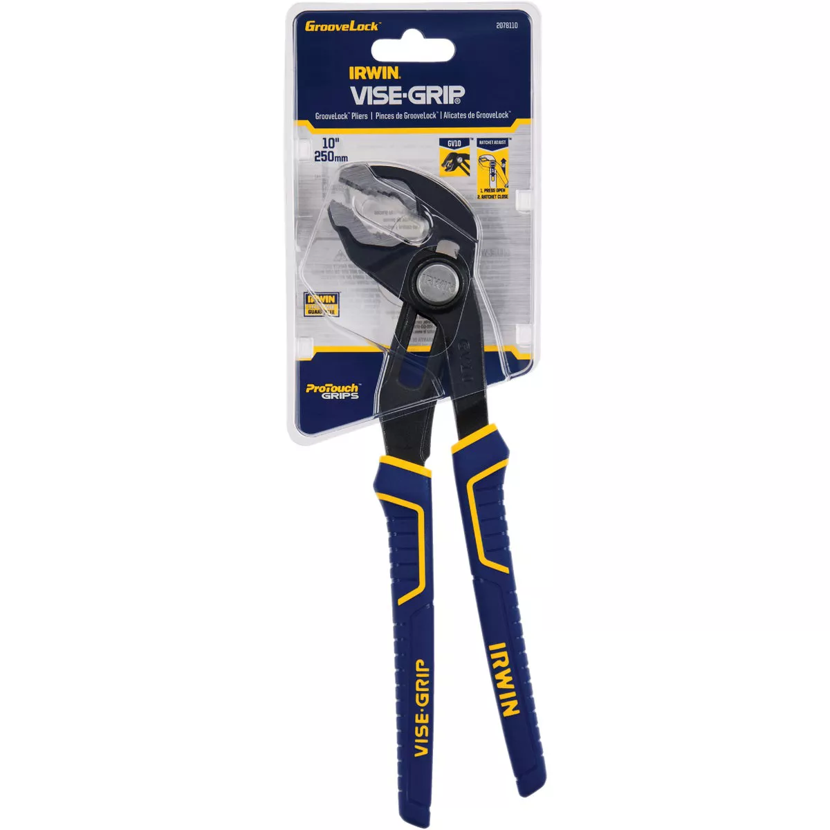 Irwin Vise-Grip 10 In. V-Jaw GrooveLock Groove Joint Pliers
