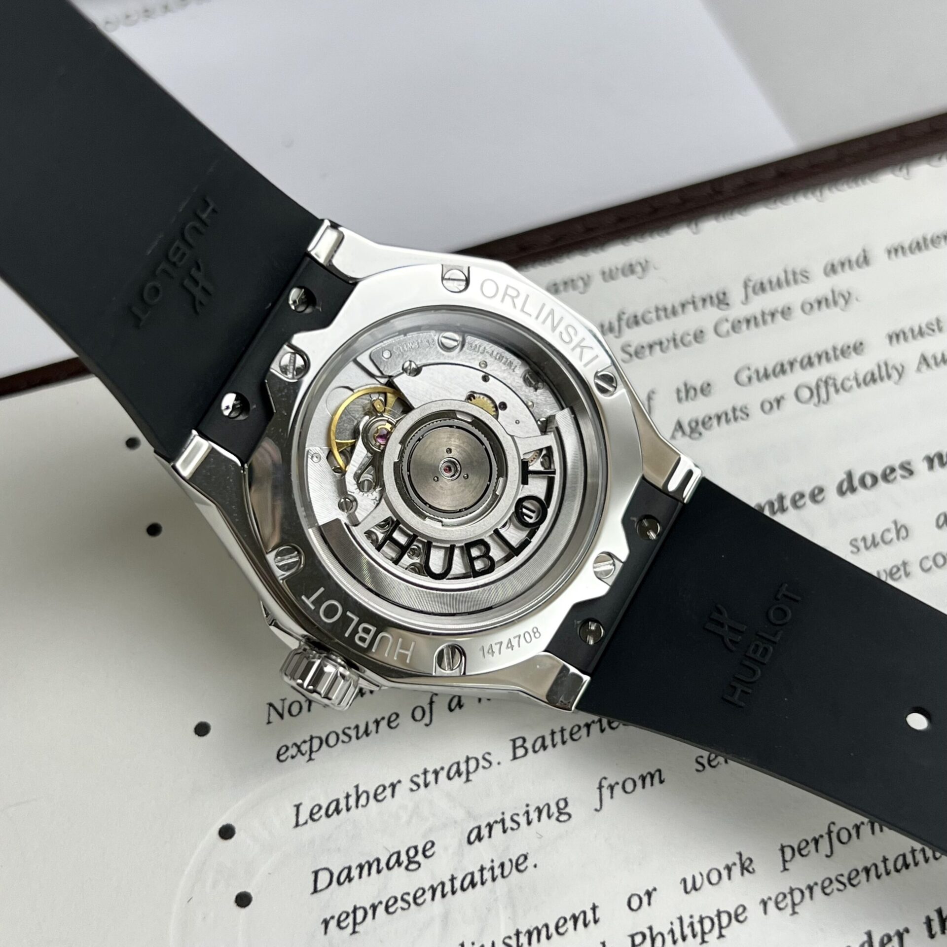 Hublot Orlinski Replica Watch Black Dial Custom Moissanite Diamonds APS Factory 40mm - Top club