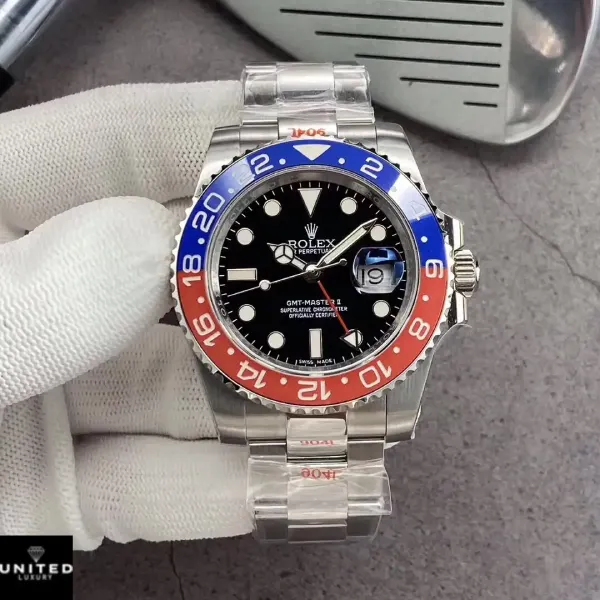 Rolex GMT-Master II 40mm Black Dial 126710BLRO Oyster Replica - Elite Watch Atelier