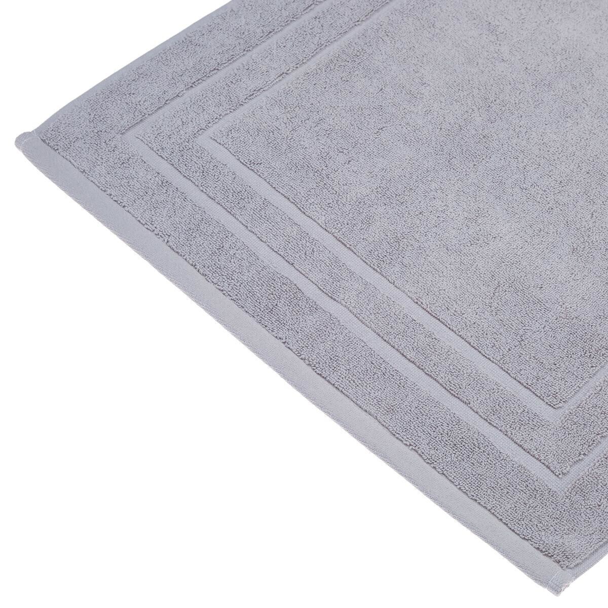 Bath mat, cotton Taupe grey, 50x70 cm
