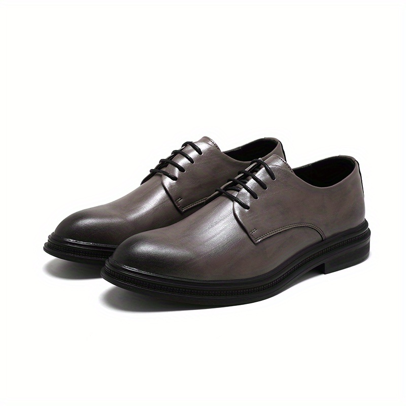 Faux Dress Shoes - Business Style, Round Toe
