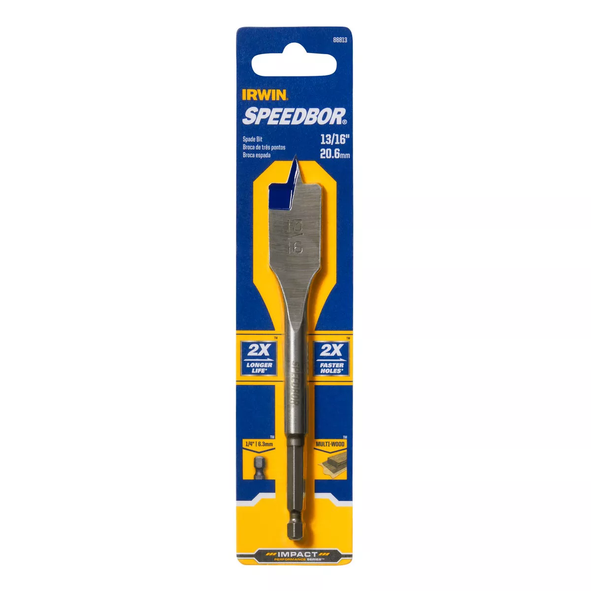 Irwin Speedbor 13/16 In. x 6 In. Spade Bit