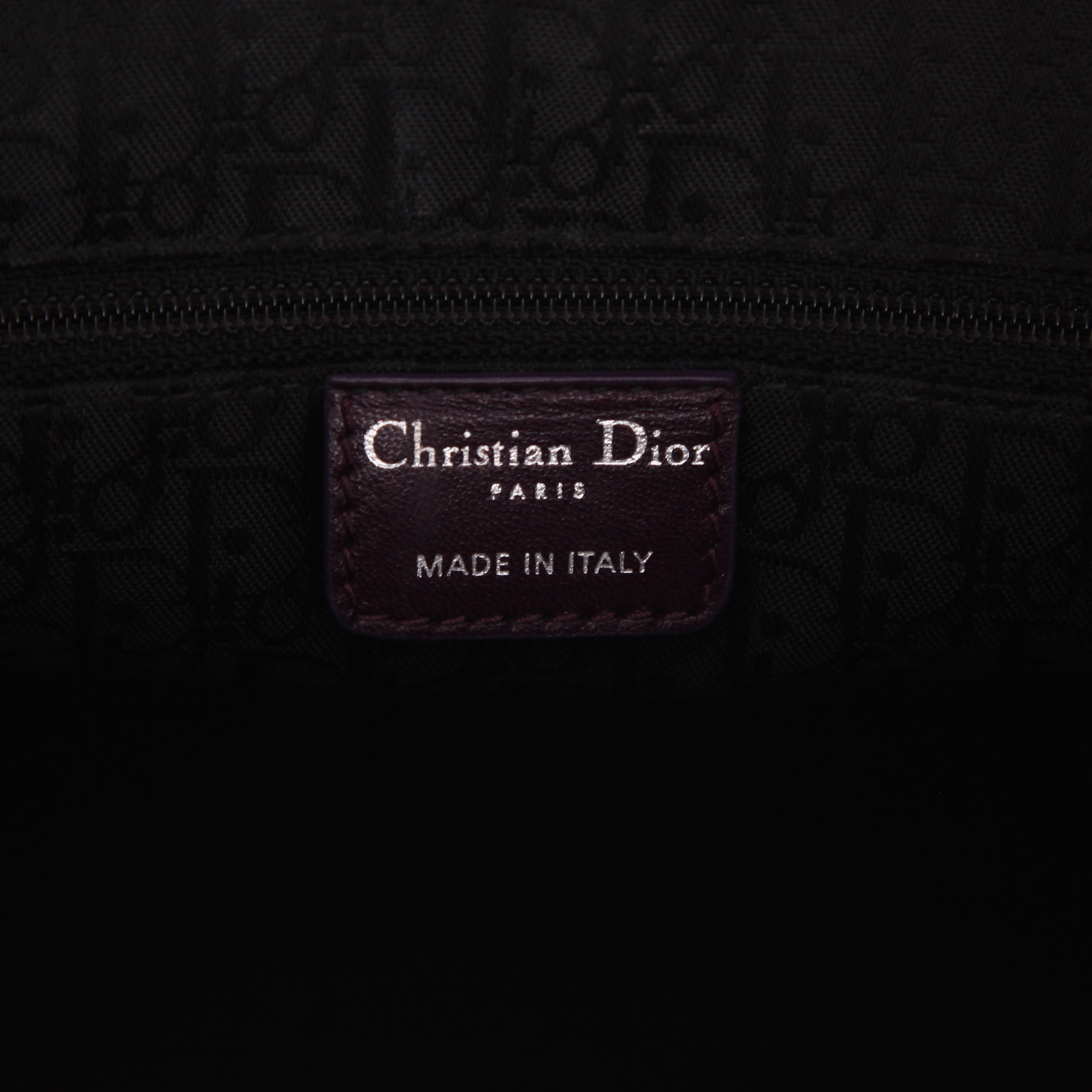 Dior Lady Dior handbag in purple leather cannage1:1High-quality replica