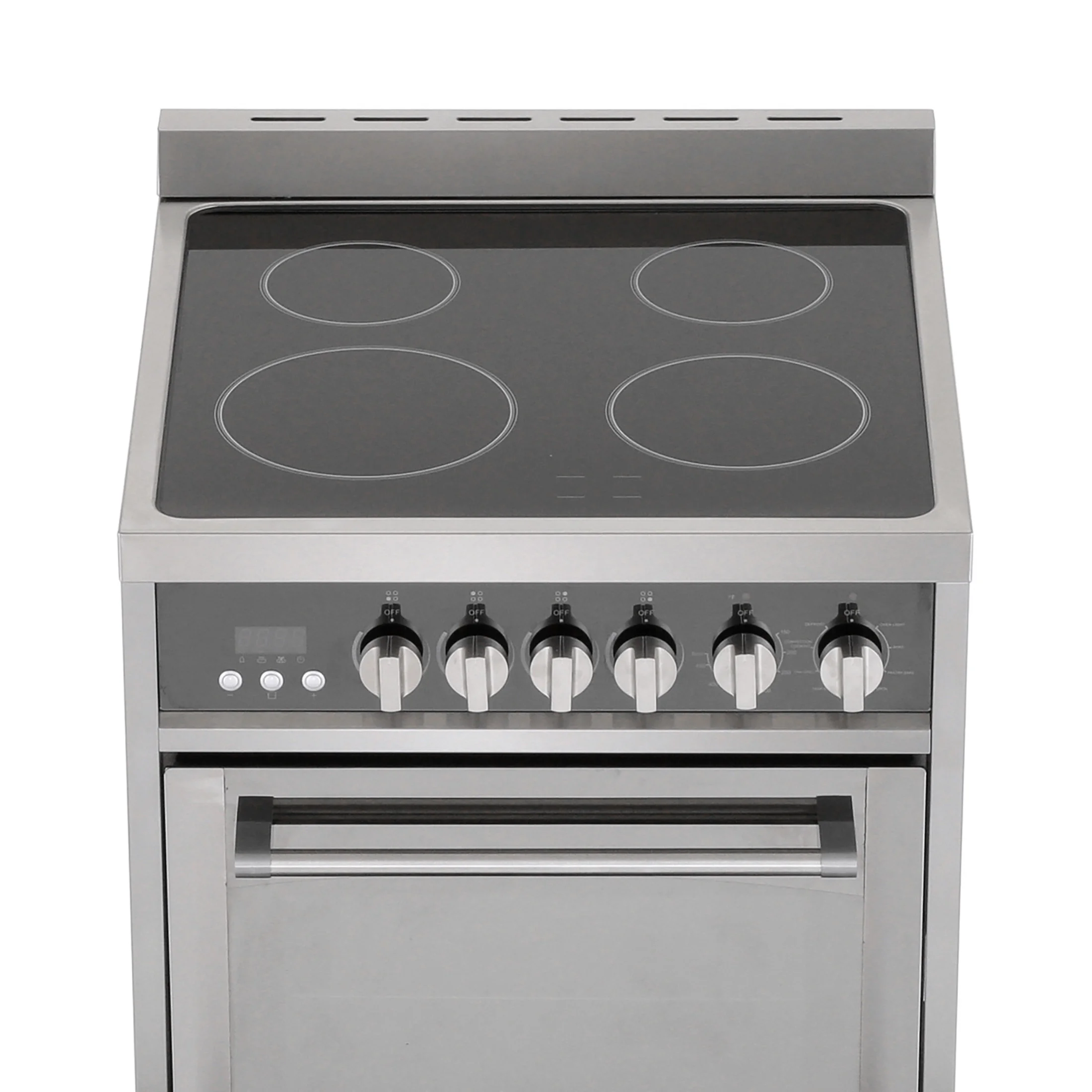 Magic Chef 2.2 cu. ft. Electric Range with Convection in Stainless Steel in Stainless Steel - Image 5