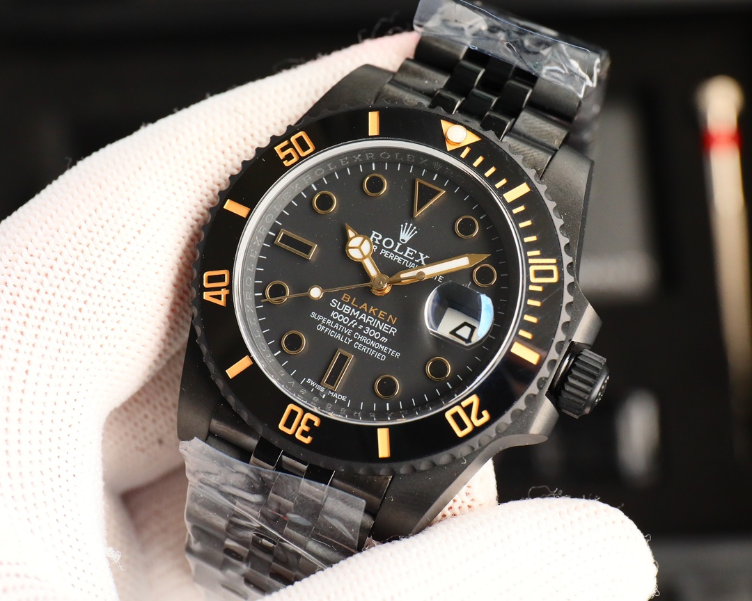 Rolex Dark Legend Submariner - DLC Blackened Finish - 40MM - Gold(1:1 replica) - Elite Watch Atelier