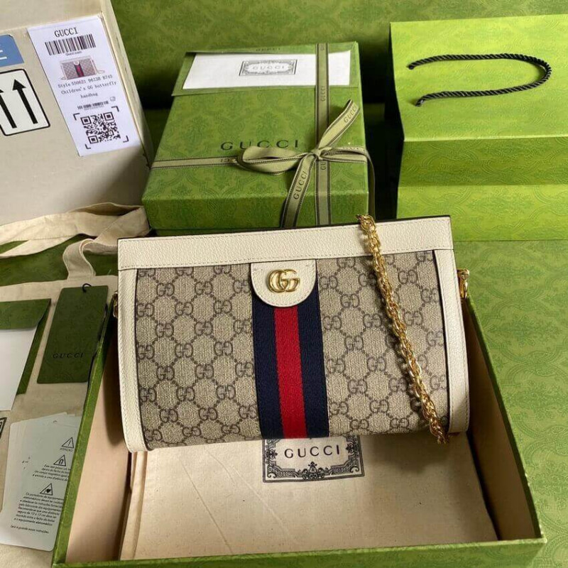 Replica Gucci Ophidia Gg Small Shoulder Bag 503877 White1:1High-quality replica