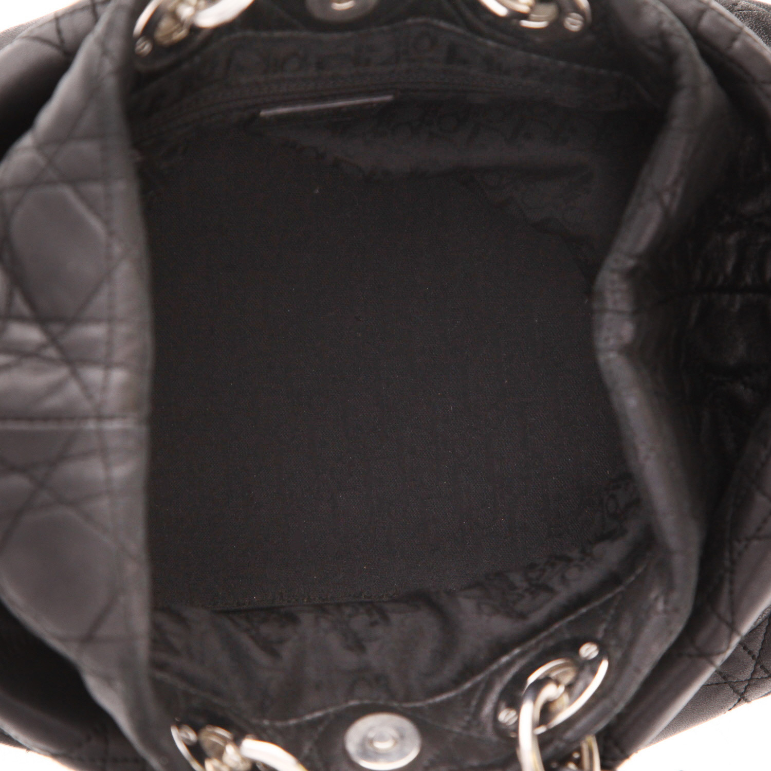 Dior Dior Soft handbag in black leather cannage1:1High-quality replica