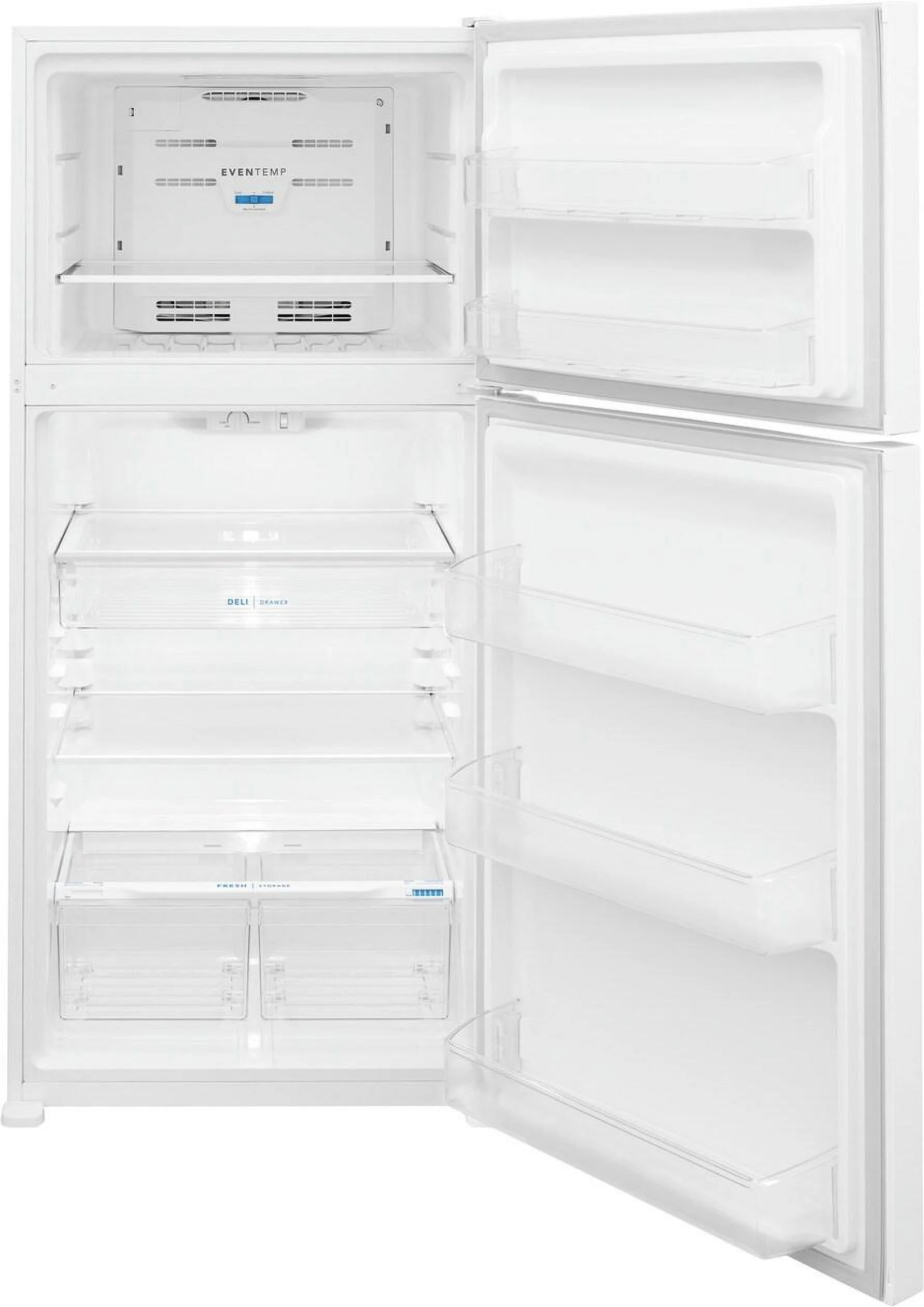Frigidaire Top Freezer Refrigerator, White, 20.0 cu ft