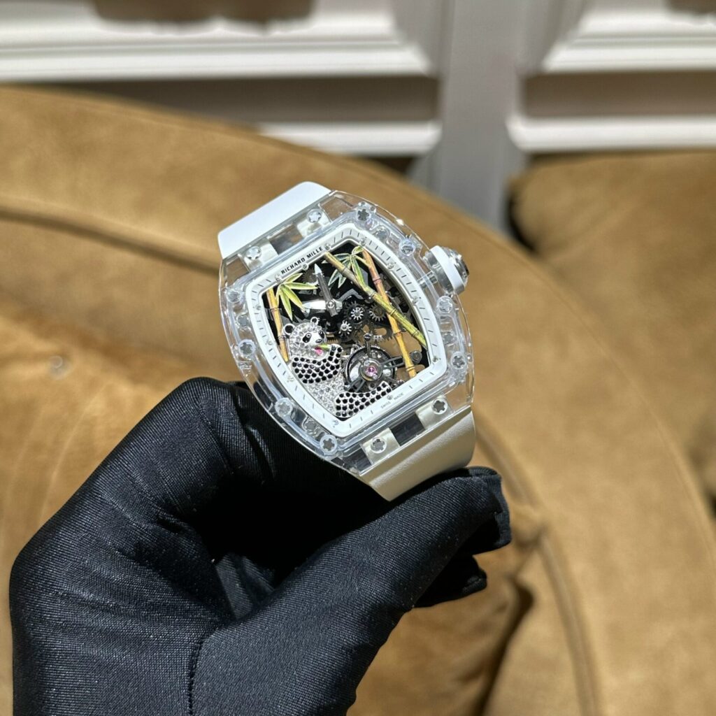 Richard Mille Replica 1:1 Watch RM26-01 Sapphire Tourbillon Transparent Case 43mm - Elite Watch Atelier