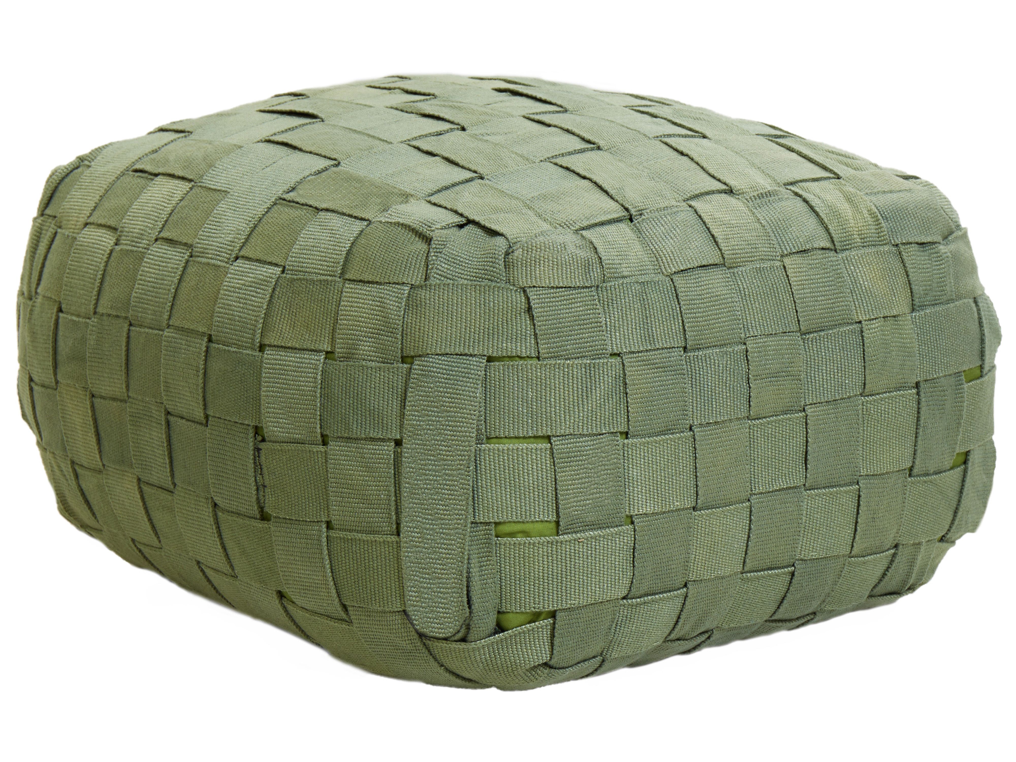 Pouffe BODLA Synthetic Material Green