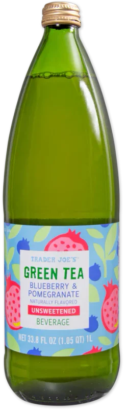 Green Tea Blueberry & Pomegranate Unsweetened Beverage 33.8 Fl Oz