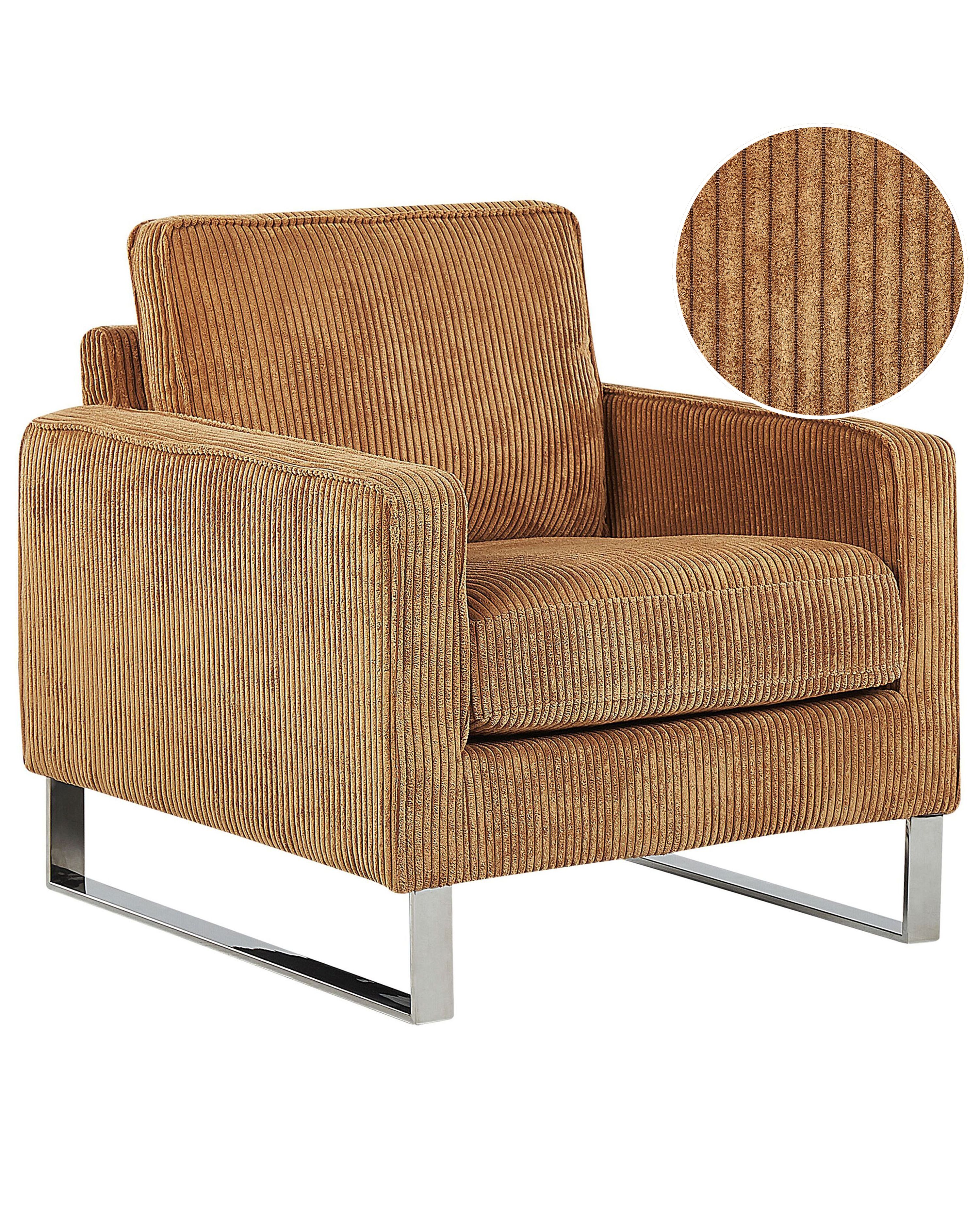 Armchair VIND Corduroy Light Brown