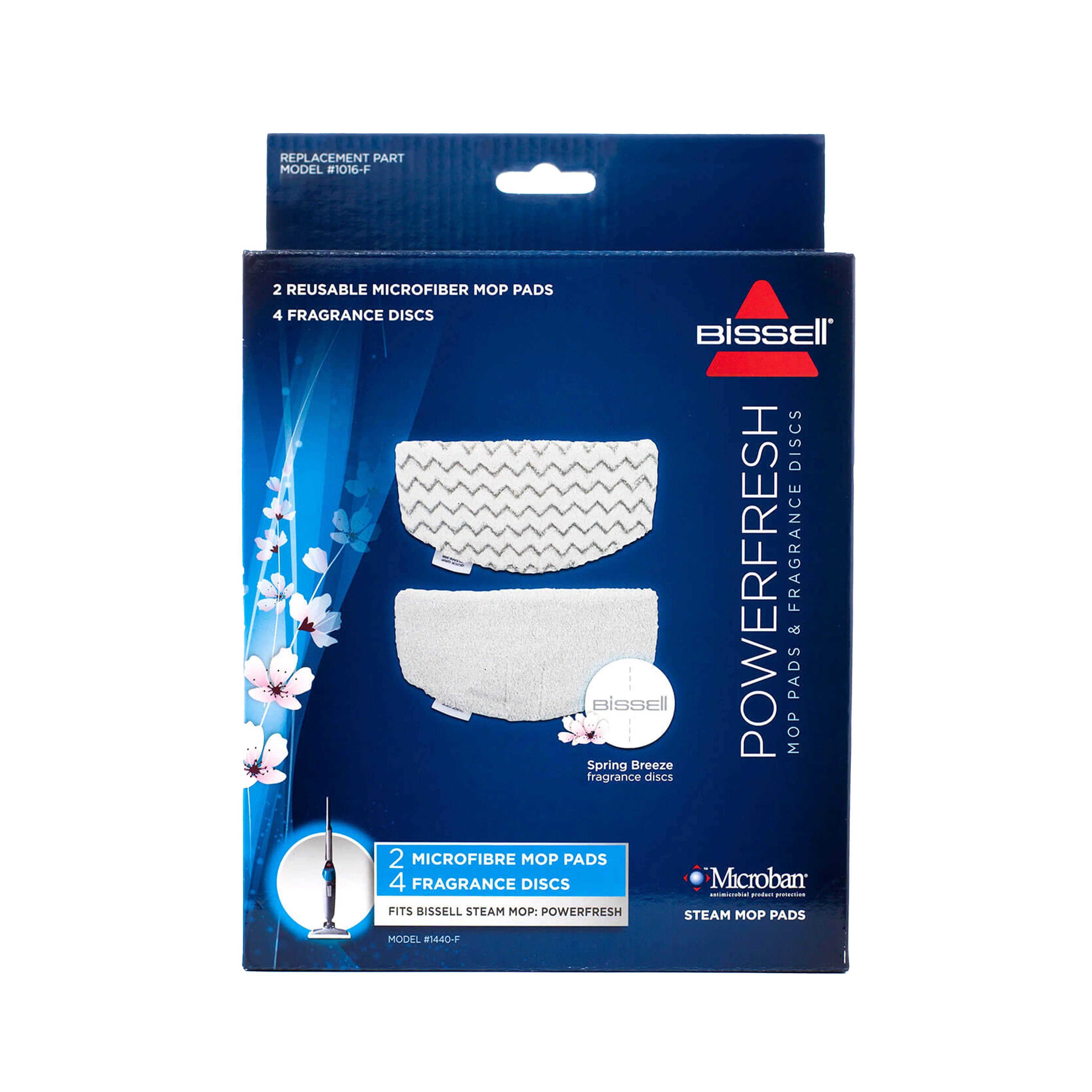 PowerFresh Steam Mop Replacement Pads & Scent Discs
