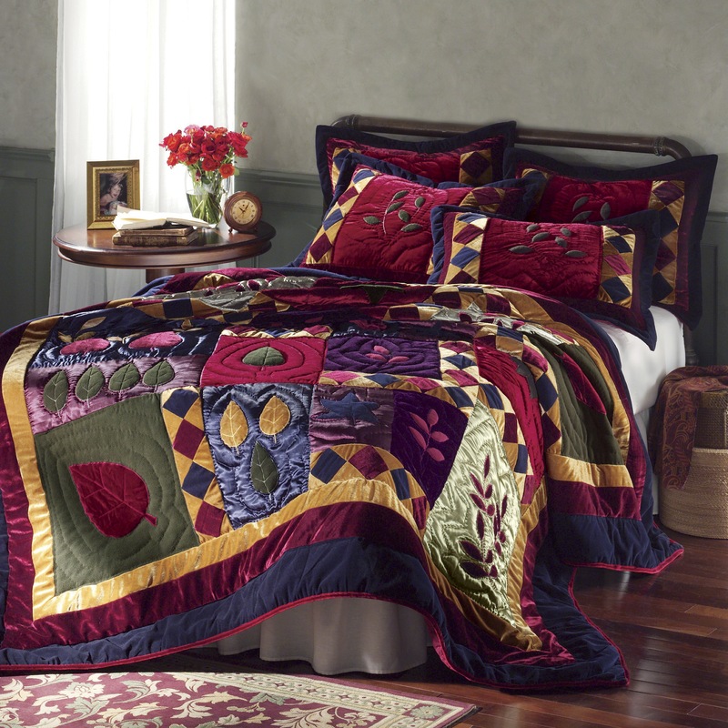 Velvet Dreams Quilt, Sham and Window Treatments - MIDNIGHT VELVET CATALOG