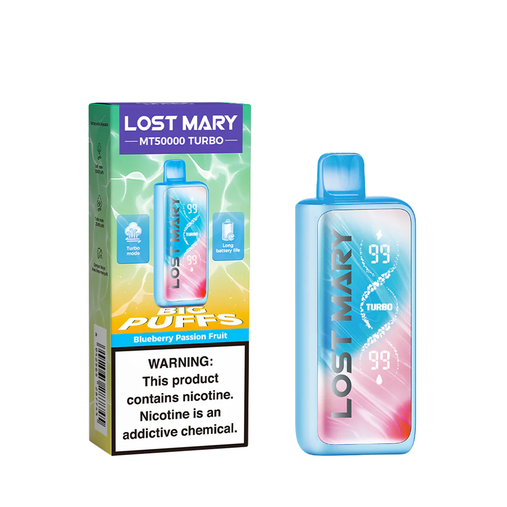 LOST MARY MT50K Turbo ładowalny jednorazowy e-papieros (wszystkie smaki)