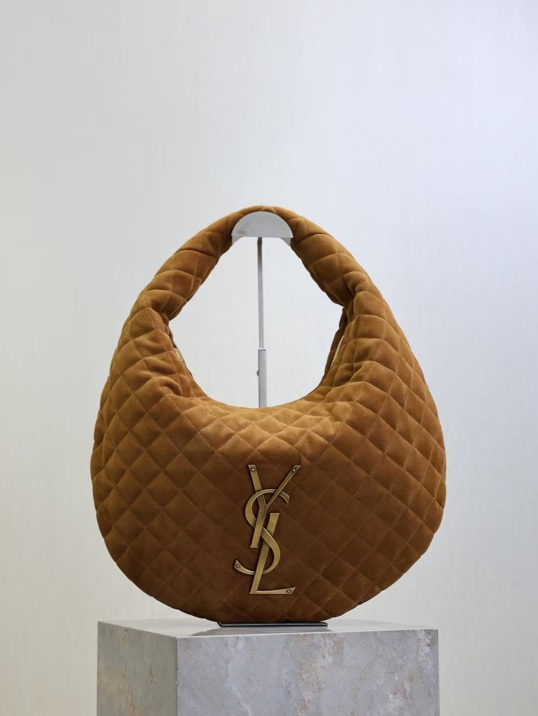 Saint Laurent ICARINO Quilted Suede HandBag1:1High-quality replica