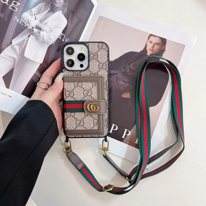 GG Card Bag Crossbody iPhone Case - Wholesale & Influencer