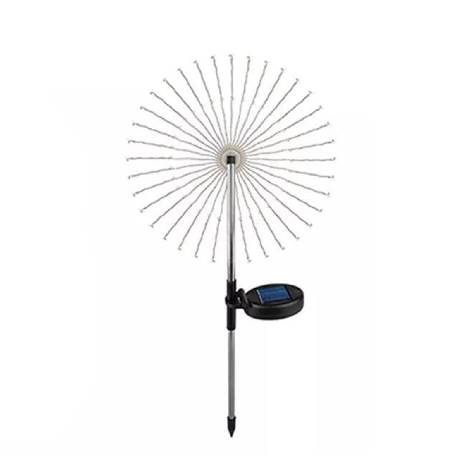 Lingouzi Outdoor Solar Garden Lights, Pack Copper Wire Waterproof Solar Garden Fireworks Lamp, 8 Modes Decorative Sparkles Stake Landscape Light For Garden Pathway Lawn Decor