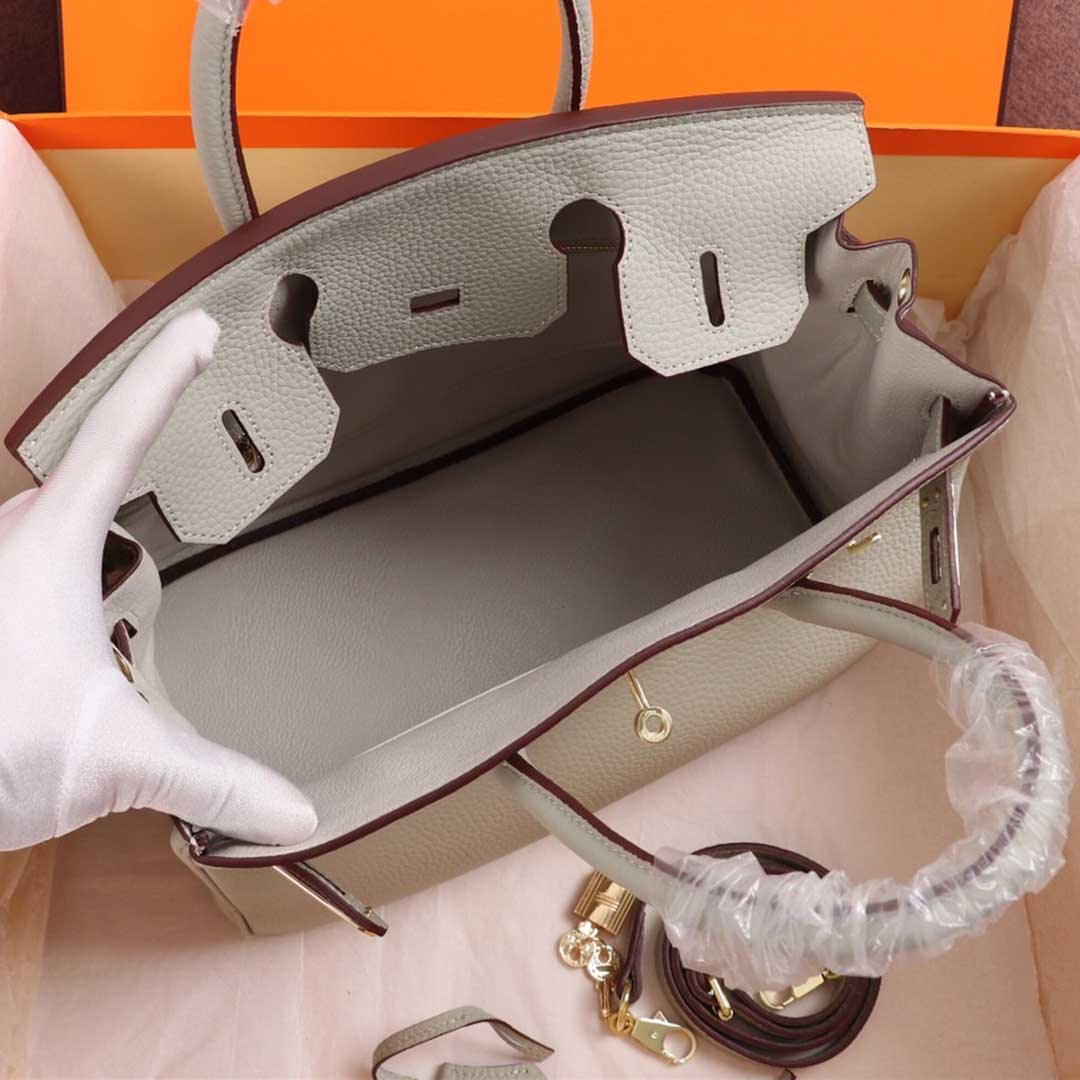 Replica Hermes Aaa-Birkin 25/30/35 Bag Black/White/Pink1:1High-quality replica
