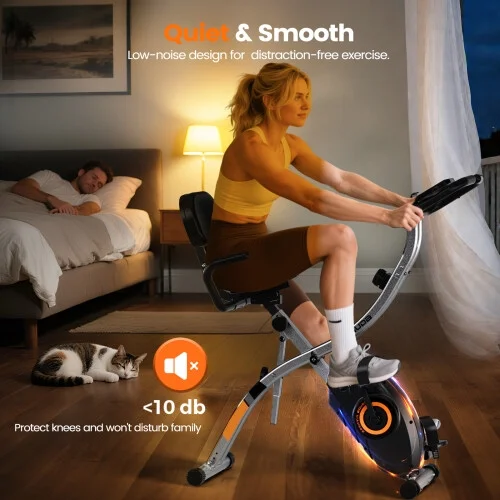 YOSUDA Folding Exercise Bike, Indoor Home Stationary Bike Workout 270LB Capacity - Image 13