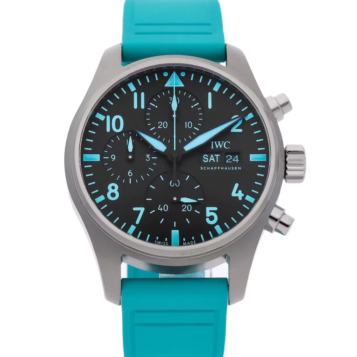 IWC Chronograph 41mm Mercedes-AMG Petronas Formula One Team(1:1 replica) - Top club
