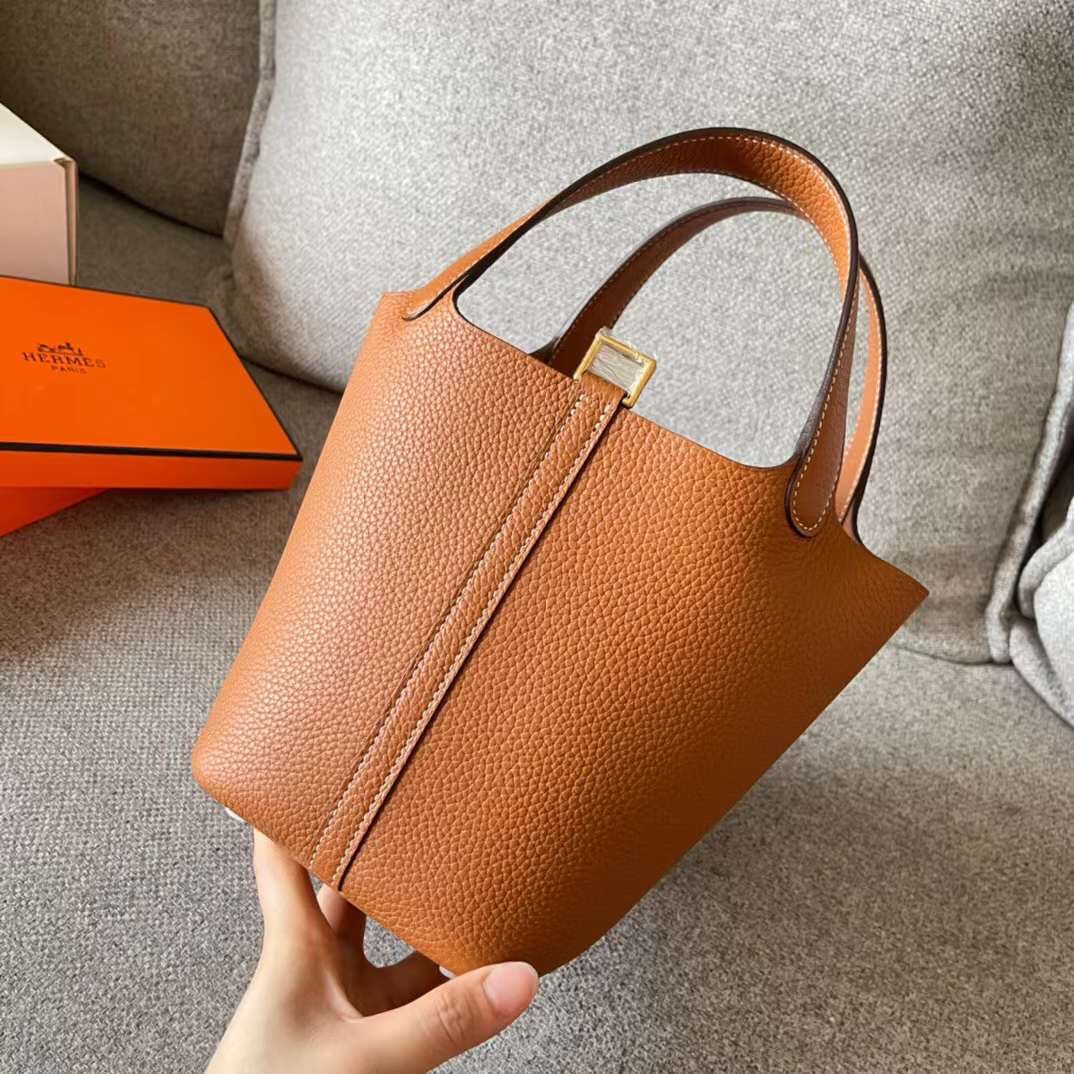 Hermès Picotin Leather 18cm Bag1:1High-quality replica