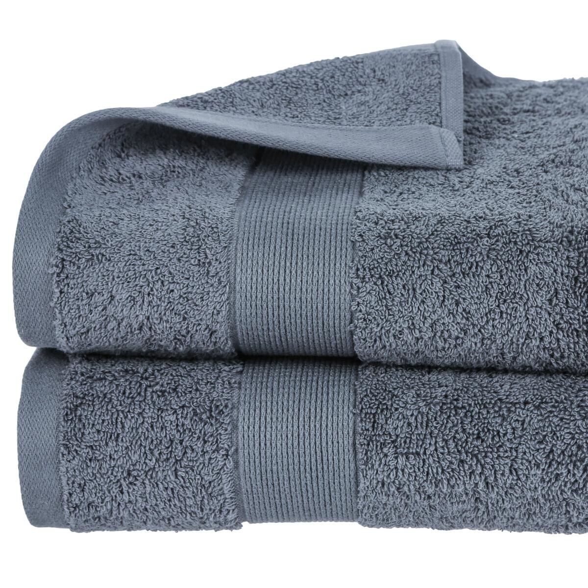 Shower towel "Essential", cotton Cotton, Gray, 70x130 cm, 400 g/m&sup2;