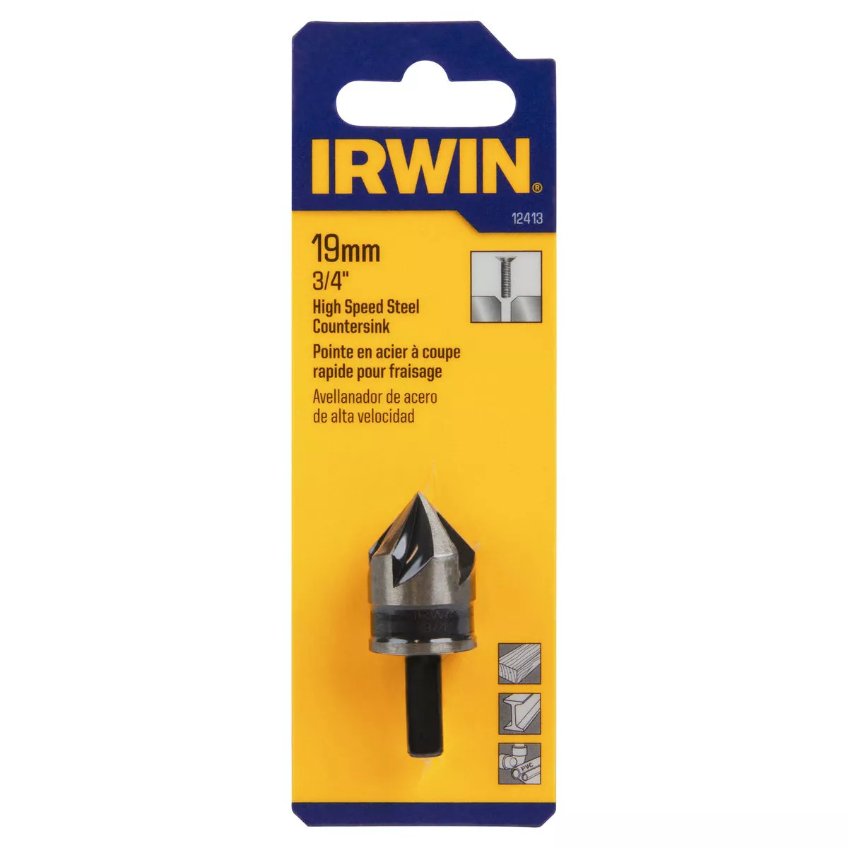 Irwin 3/4 In. Round Most Machineable Metals Countersink