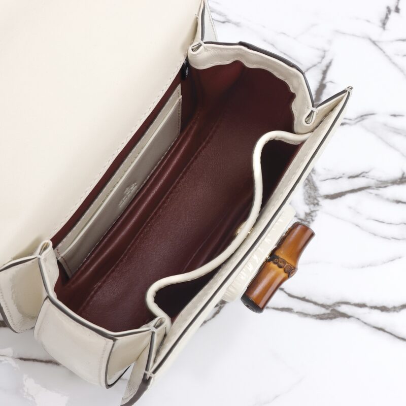 Replica Gucci Bamboo 1947 Patent White1:1High-quality replica