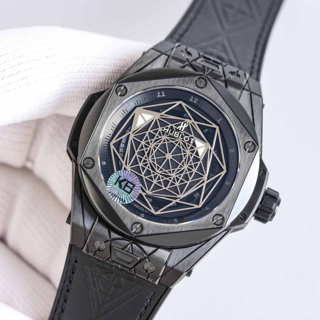 Hublot Big Bang Sang Bleu 45mm Automatic Men's Watch(1:1 replica) - Top club