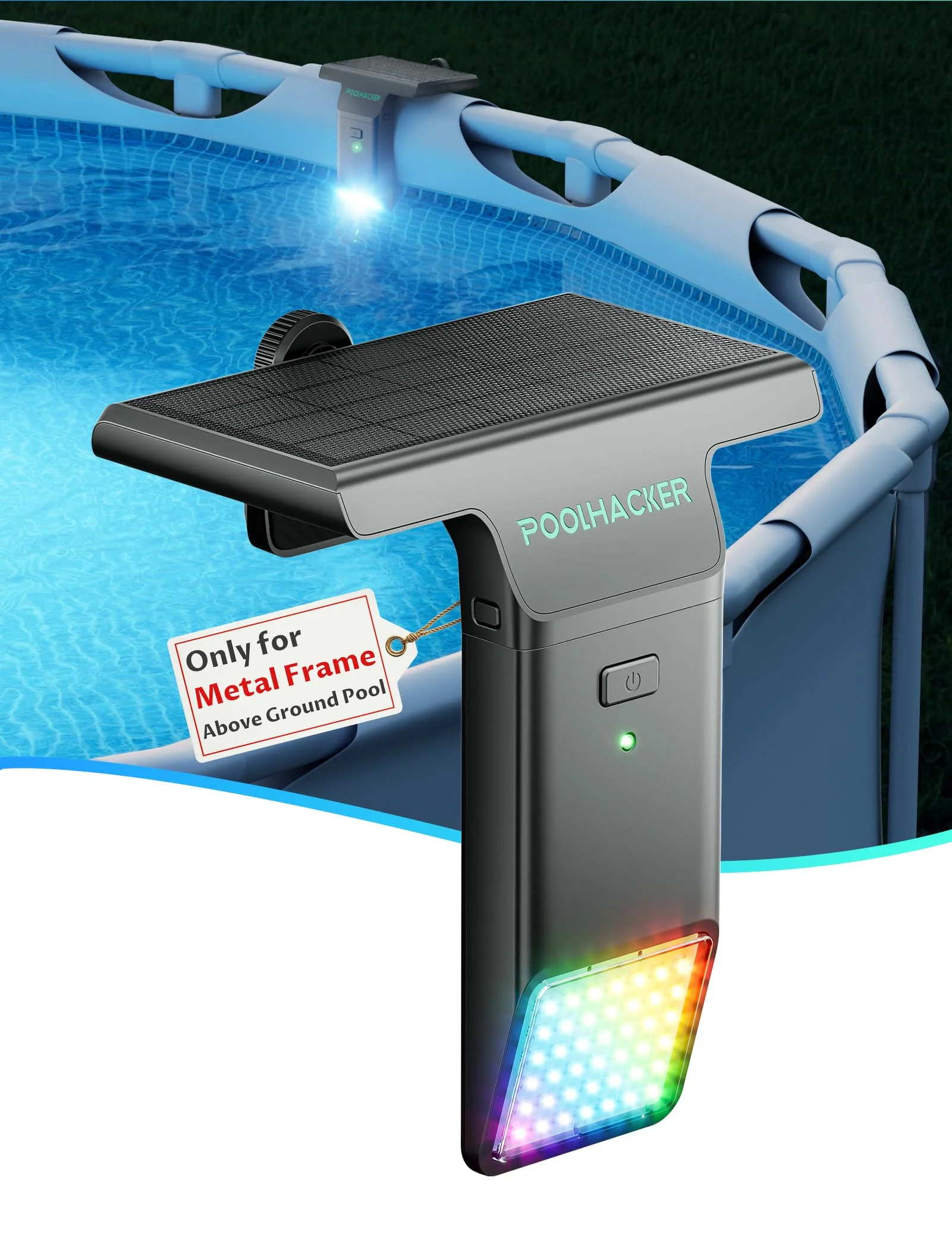 Solar LED Pool Light - 42 LEDs, 10 Color Options - Image 7 Solar LED Pool Light - 42 LEDs, 10 Color Options - Image 7