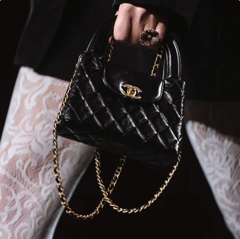 Chanel 23K Kelly Chain Handle Calfskin Handbag1:1High-quality replica