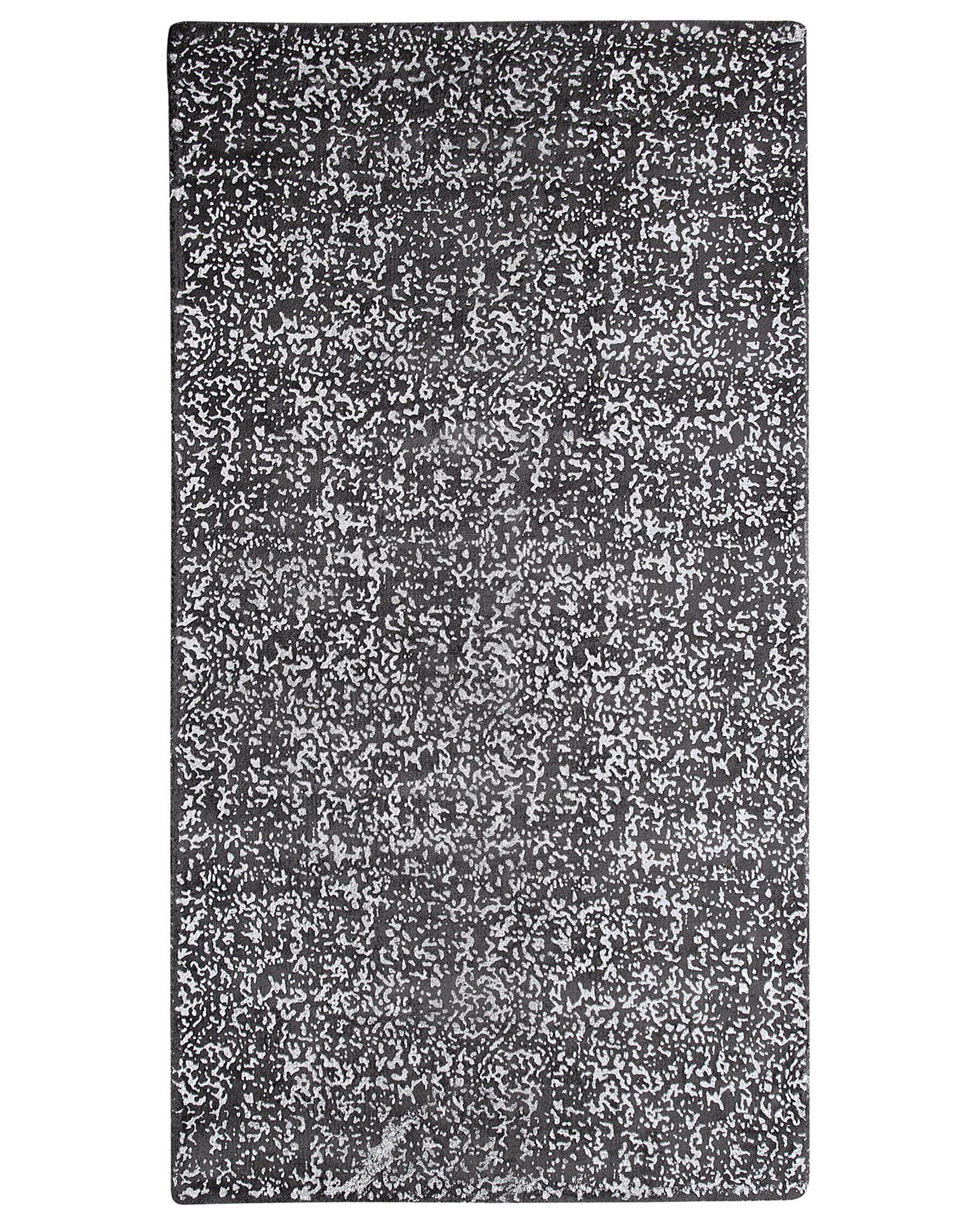 Rug ESEL Silver 80 x 150 cm Viscose