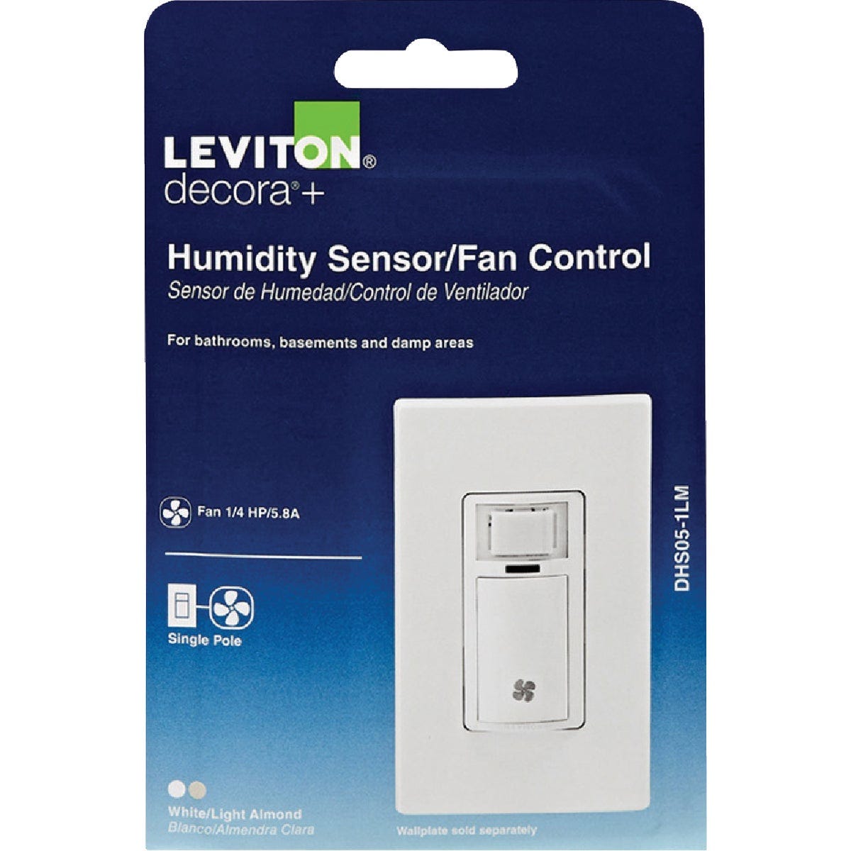 Leviton White 120VAC Humidity Sensor