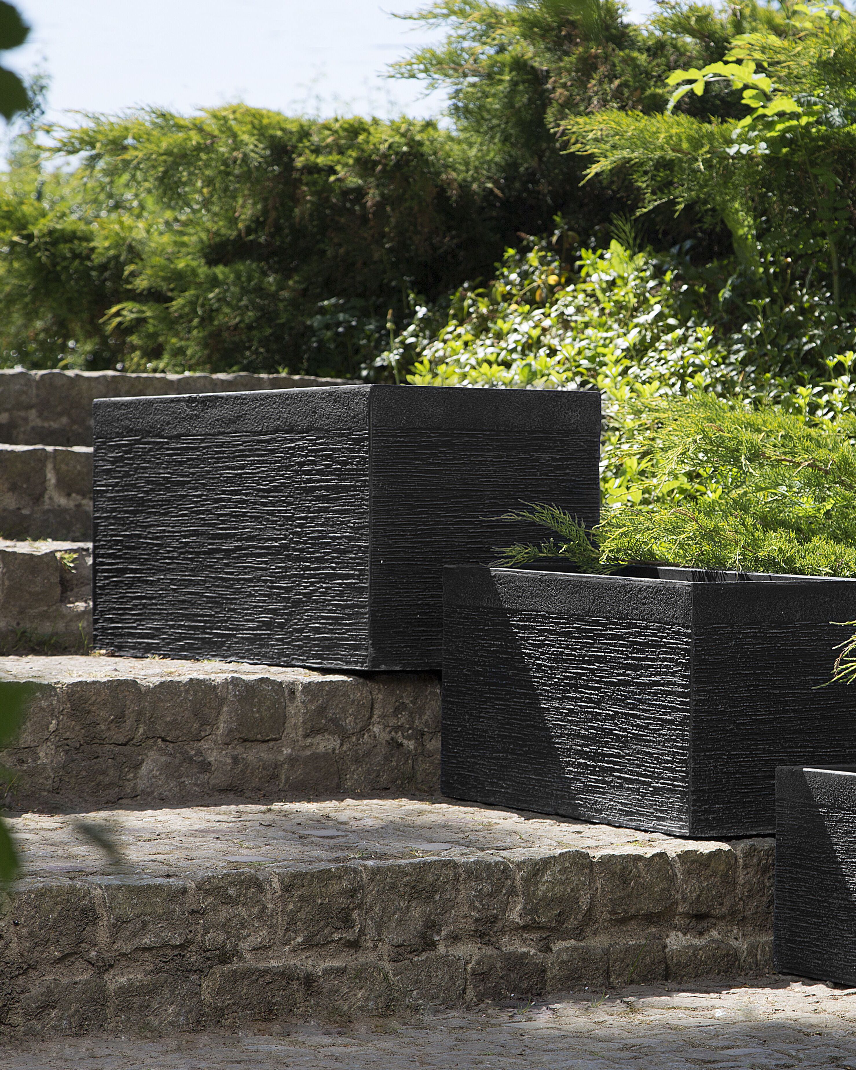Plant Pot MYRA 80 cm Black