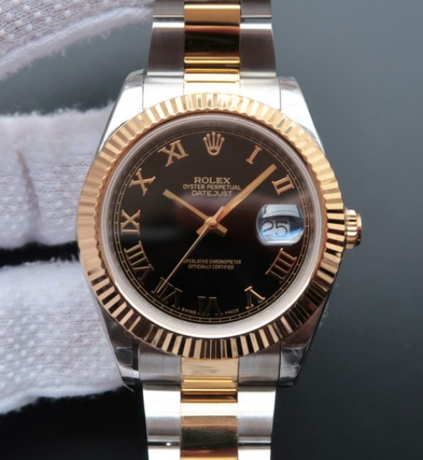 Replica Rolex DateJust II 126333 SS/YG Gray Dial Roman Markers SS/YG Bracelet - Top club