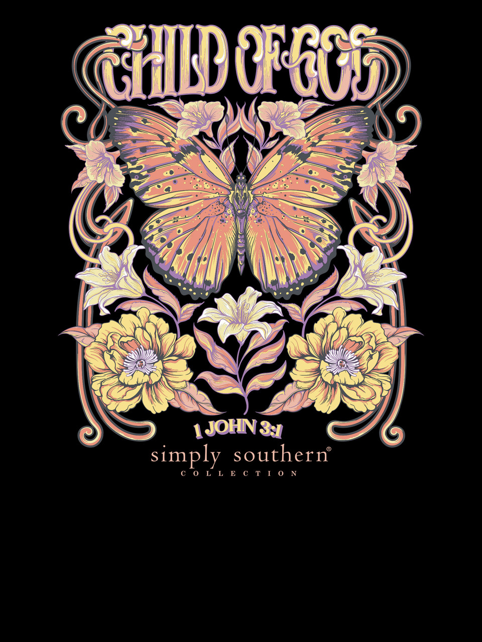 YTH-LS-CHILD-BLACK - Simply Southern Outlet