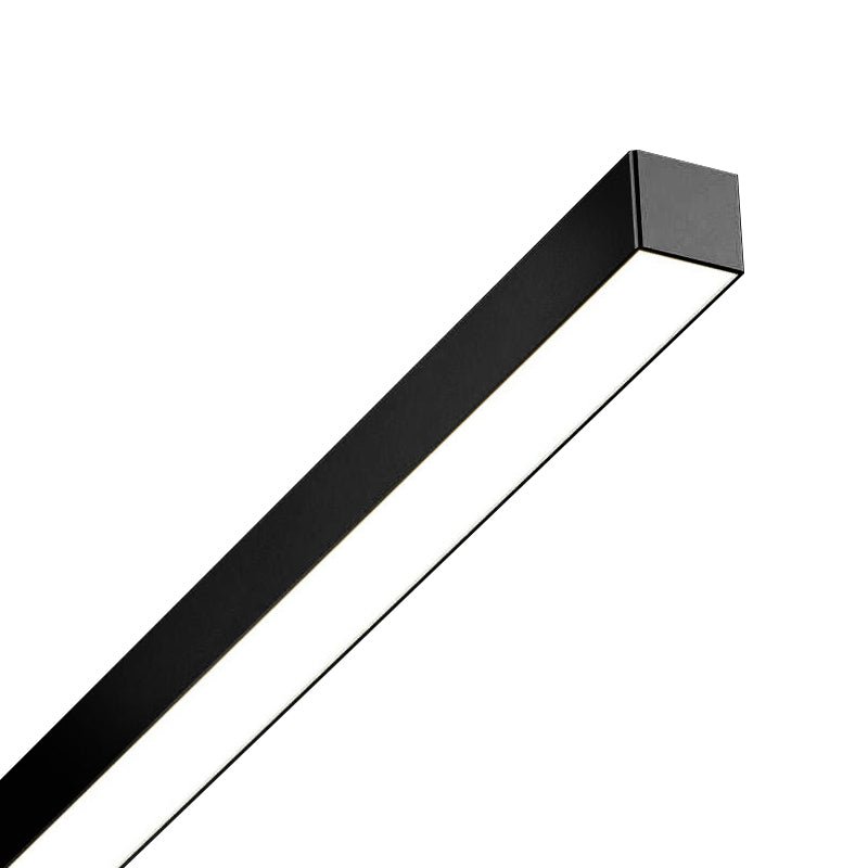 SlankLicht – Langwerpige Zwarte LED Plafondlamp