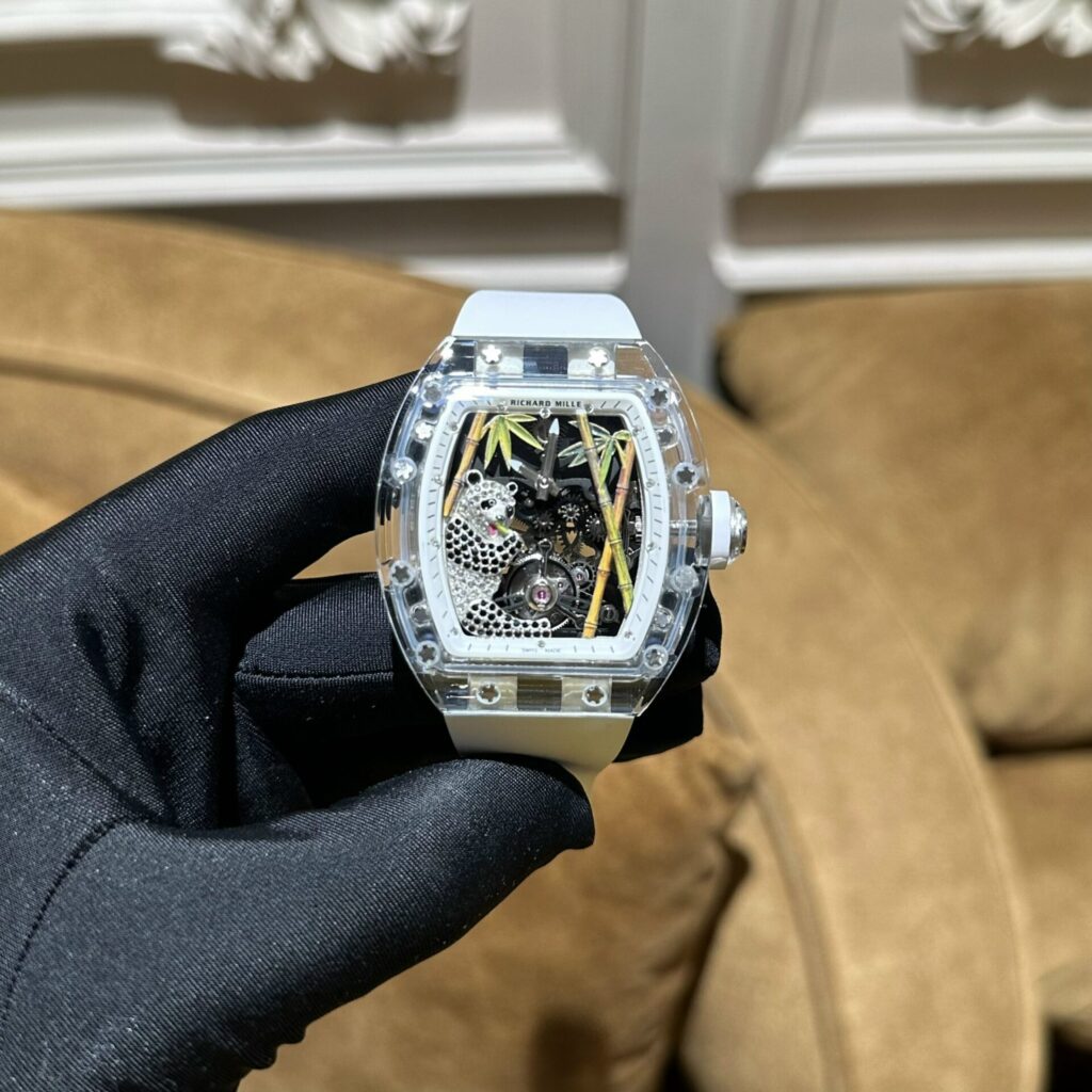 Richard Mille Replica 1:1 Watch RM26-01 Sapphire Tourbillon Transparent Case 43mm - Top club