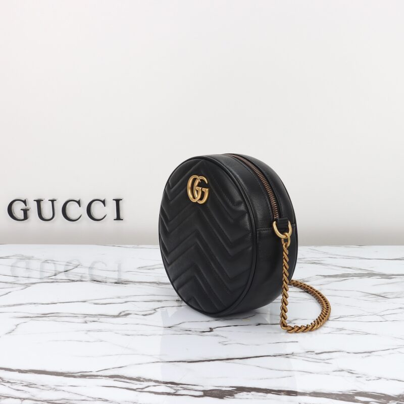 Replica Gucci GG Mormont Round Black1:1High-quality replica