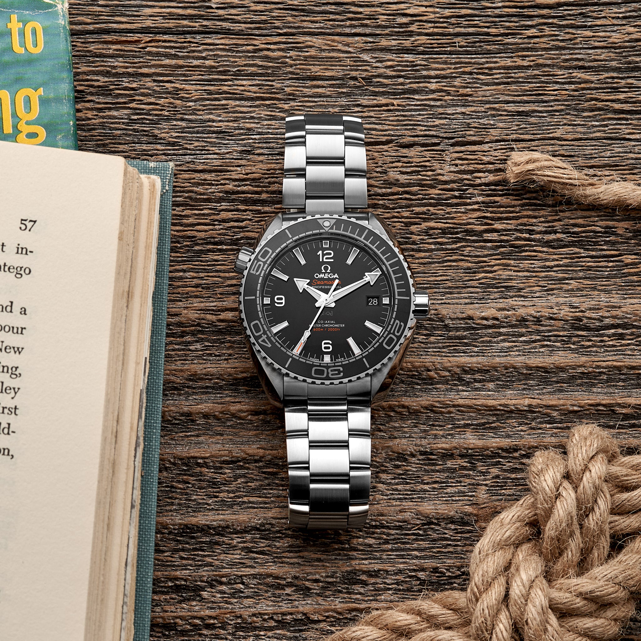 Seamaster Planet Ocean 600M Co-Axial Master Chronometer 43.5mm Black Dial On Bracelet(1:1 replica) - Top club
