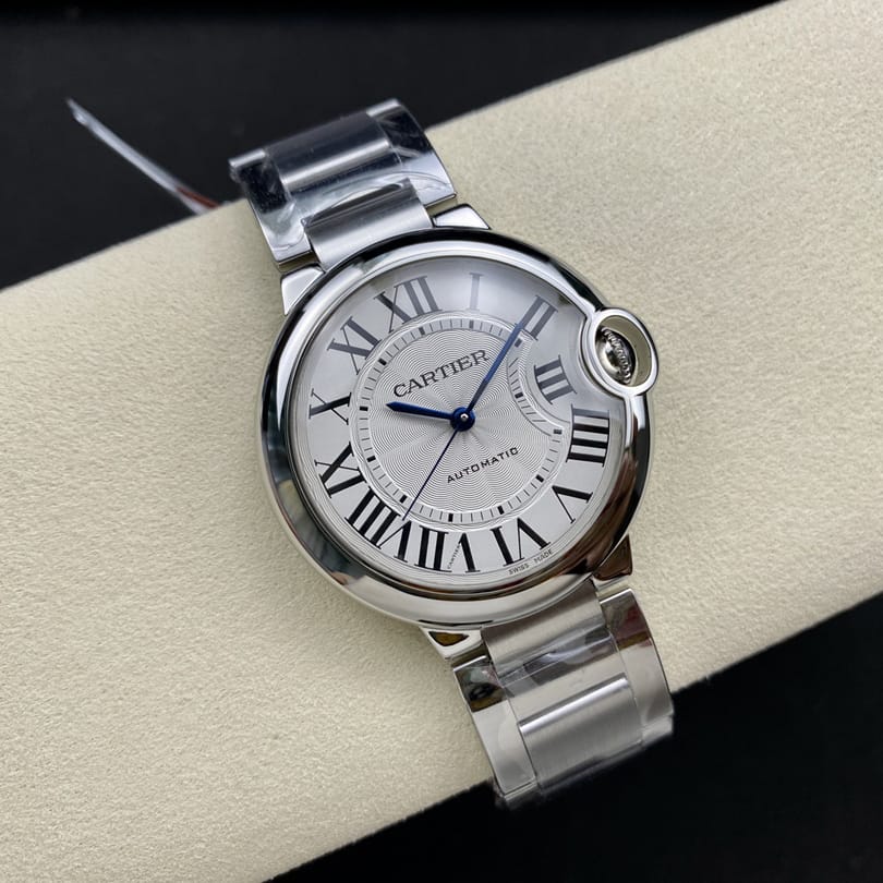 Fake Cartier Watch Ballon Bleu de Cartier Steel 36mm Silver Dial WSBB0048 mechanical movement 3KF(1:1 replica) - Top club