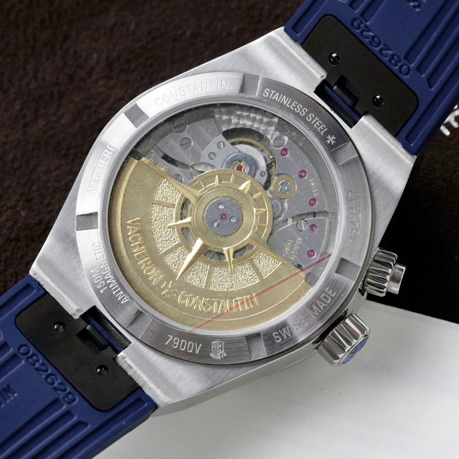 Vacheron Constantin Replica Watch Overseas Dual Time 7900V Blue PZ Factory 41mm - Top club