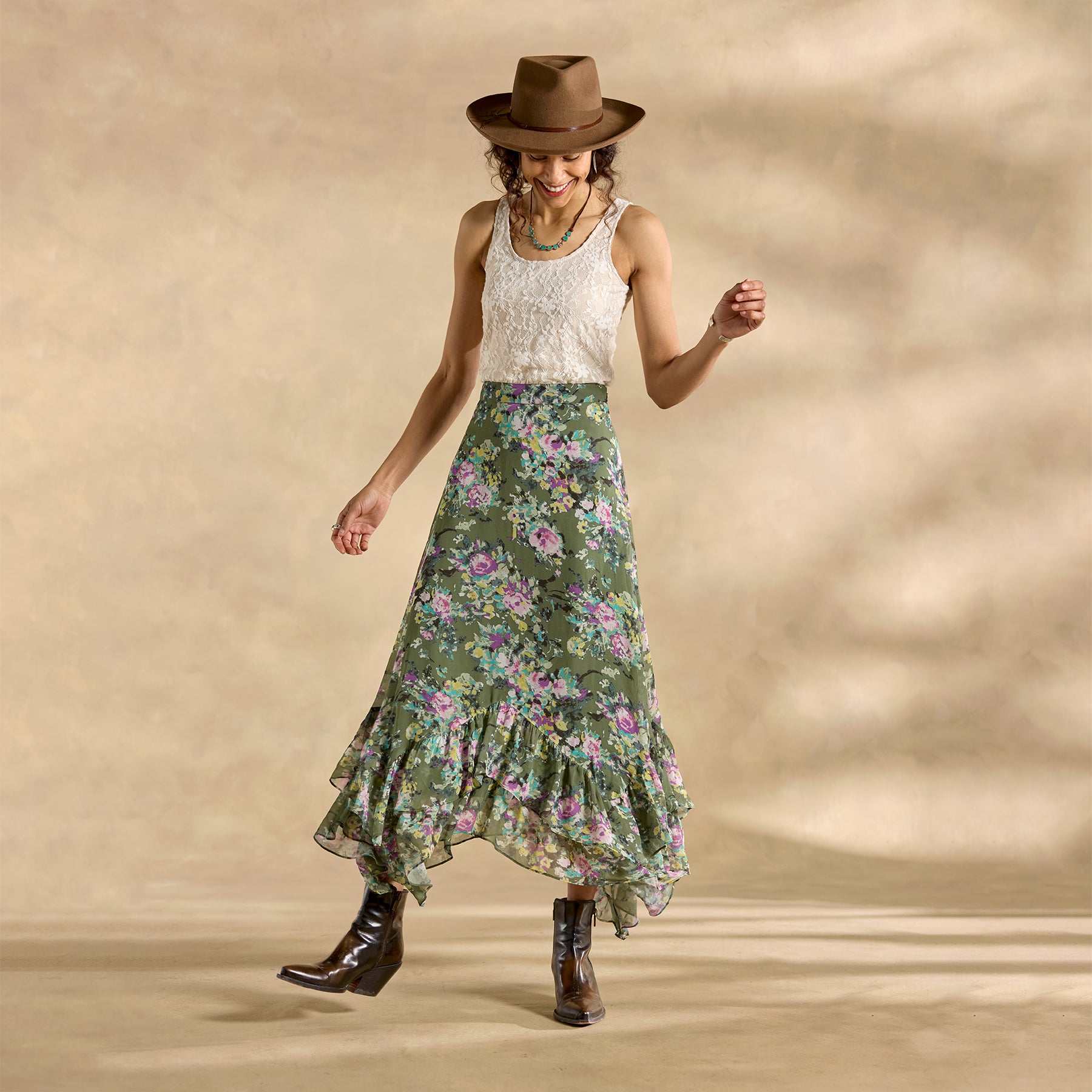 Champs De Fleur Skirt, Petite - Sundance Clothing